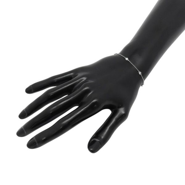 ティファニー ブレスレット エルサ・ペレッティ ダイヤモンド バイ ザ ヤード ブレスレット ダイヤ 6P 計0.30ct Pt950 60099275