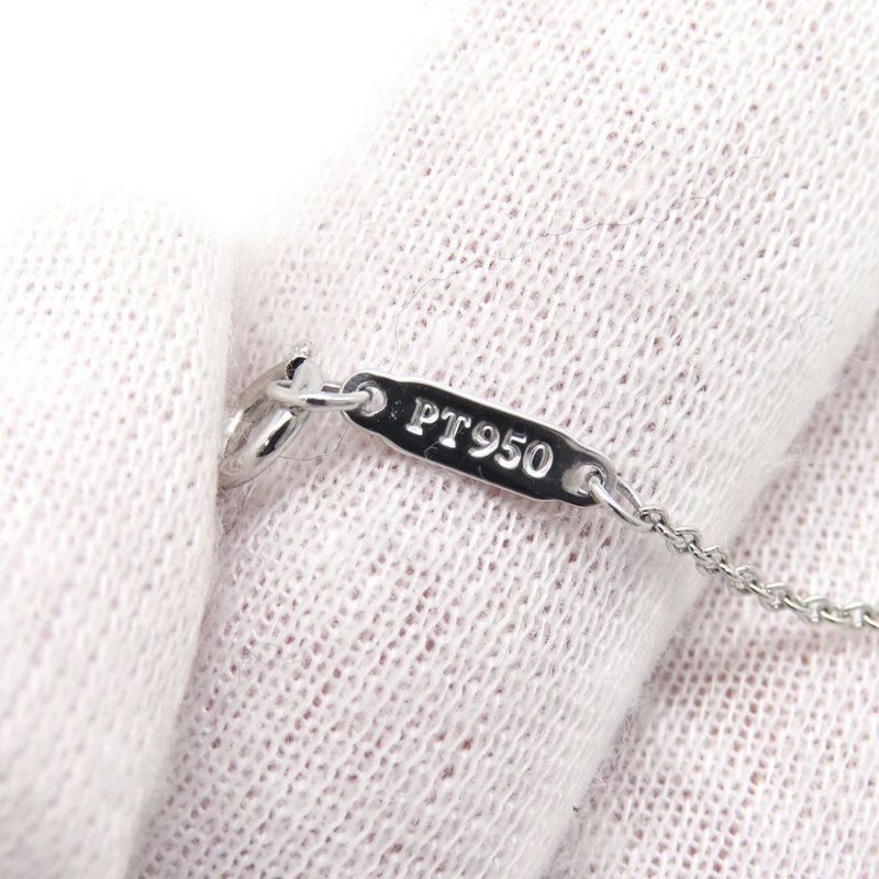 ティファニー ネックレス ソリティア ダイヤモンド ペンダント ダイヤ 1P 0.21ct Pt950プラチナ Tiffany&Co.