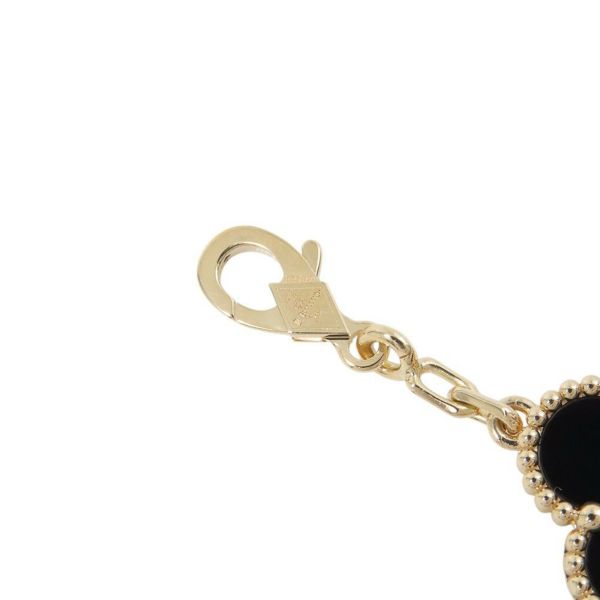 ヴァンクリーフ＆アーペル ブレスレット ヴィンテージ アルハンブラ ブレスレット 5モチーフ オニキス K18YG VCARA41300