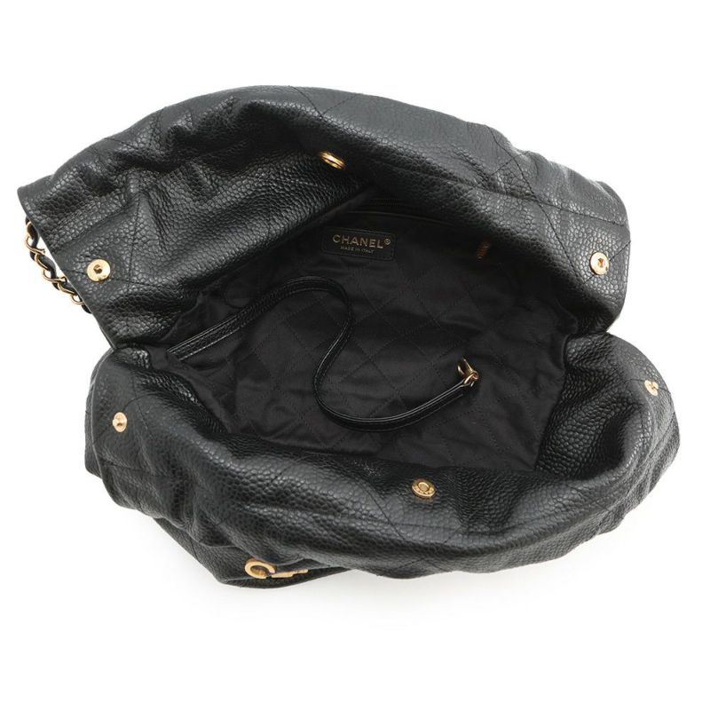 シャネル ハンドバッグ CHANEL 22 マトラッセ スモール グレインドカーフスキン AS3260 CHANEL ポーチ付き 黒