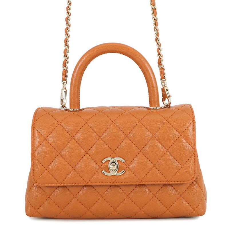 シャネル ハンドバッグ マトラッセ ココマーク ココハンドル XS キャビアスキン A92990 CHANEL 2way ショルダーバッグ