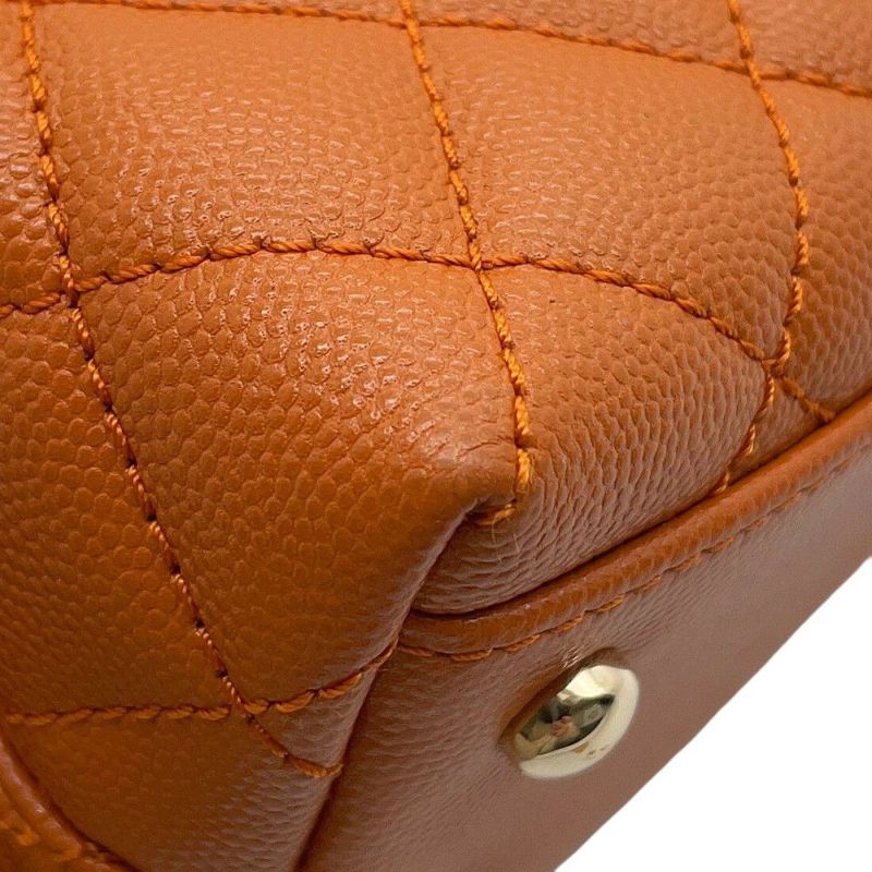 シャネル ハンドバッグ マトラッセ ココマーク ココハンドル XS キャビアスキン A92990 CHANEL 2way ショルダーバッグ