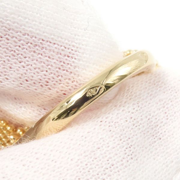 ヴァンクリ リング マジック アルハンブラ アントレ レ ドア リング グレー マザーオブパール/オニキス K18YG サイズ51 VCARN05700