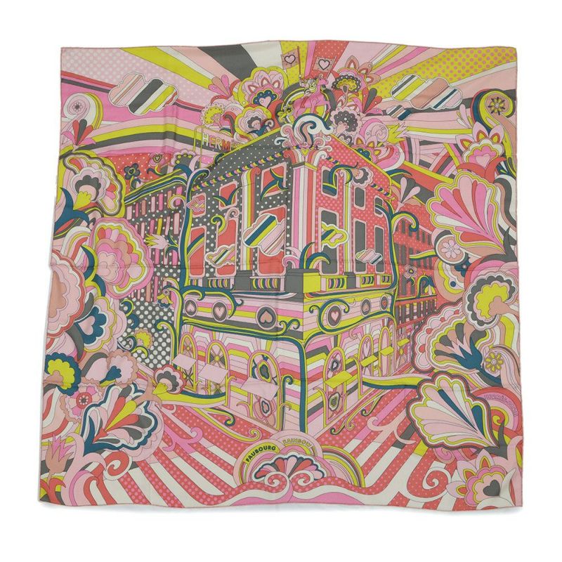 エルメス スカーフ カレ140 カレジェアン フォーブル レインボ Faubourg Rainbow HERMES 2019年春夏