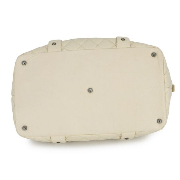 シャネル ハンドバッグ マトラッセ ココマーク チェーンミニ ボストンバッグ バブルキルト レザー CHANEL