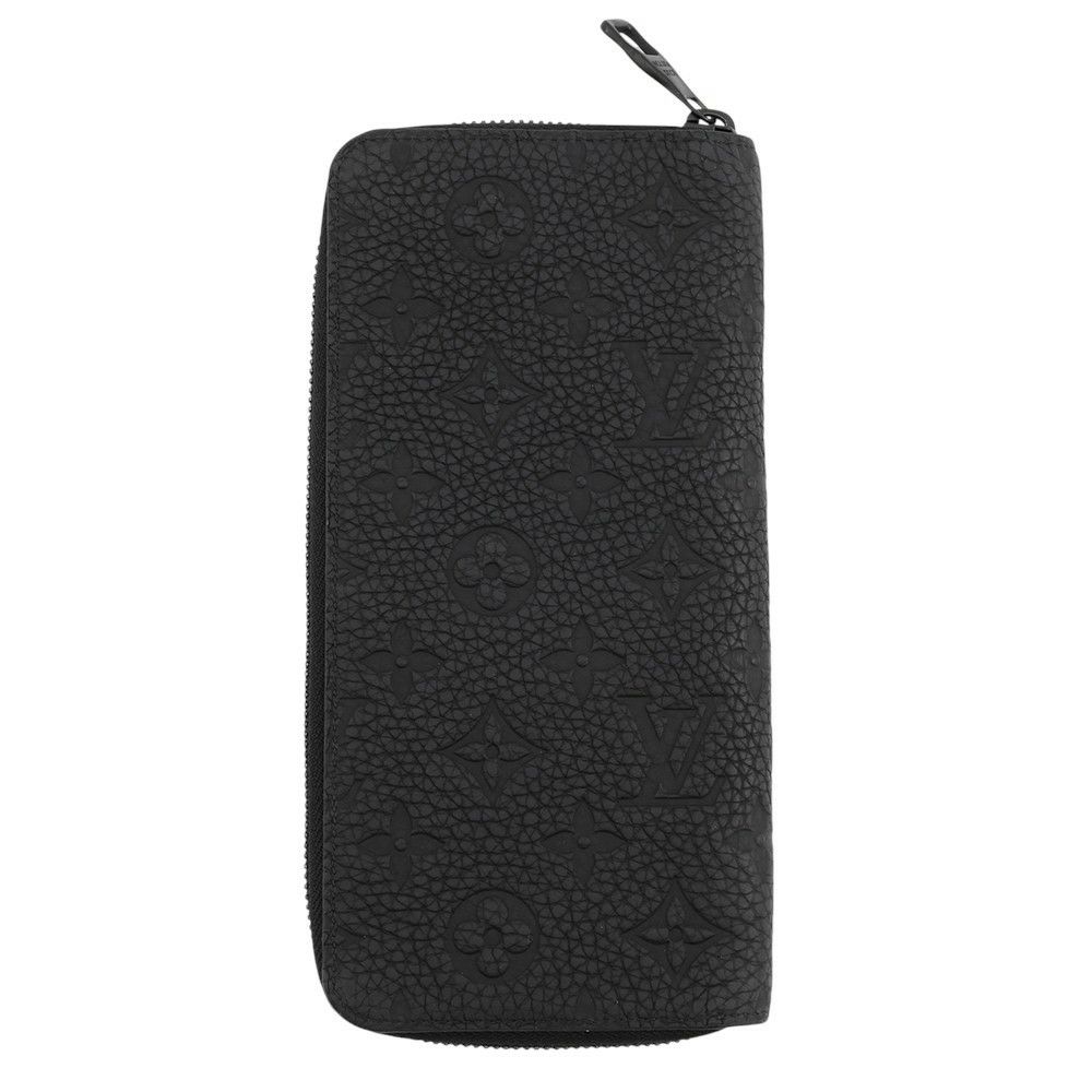 ルイヴィトン 長財布 モノグラム トリヨンレザー ジッピーウォレット・ヴェルティカル M69047 ヴィトン 財布 メンズ 黒