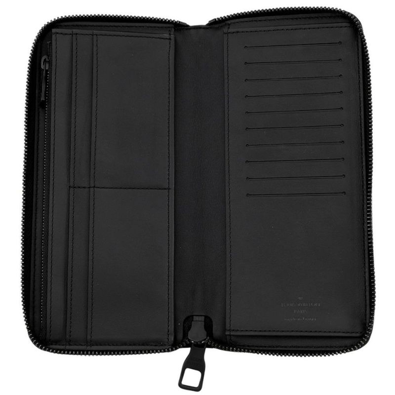 ルイヴィトン 長財布 モノグラム トリヨンレザー ジッピーウォレット・ヴェルティカル M69047 ヴィトン 財布 メンズ 黒