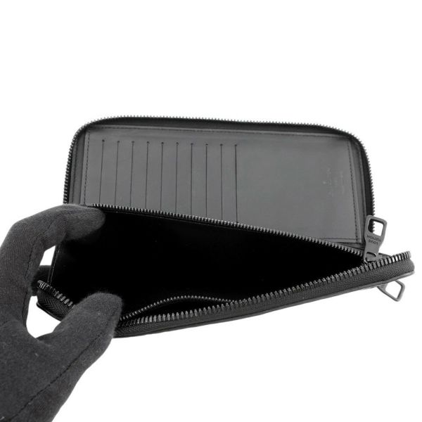 ルイヴィトン 長財布 モノグラム トリヨンレザー ジッピーウォレット・ヴェルティカル M69047 ヴィトン 財布 メンズ 黒