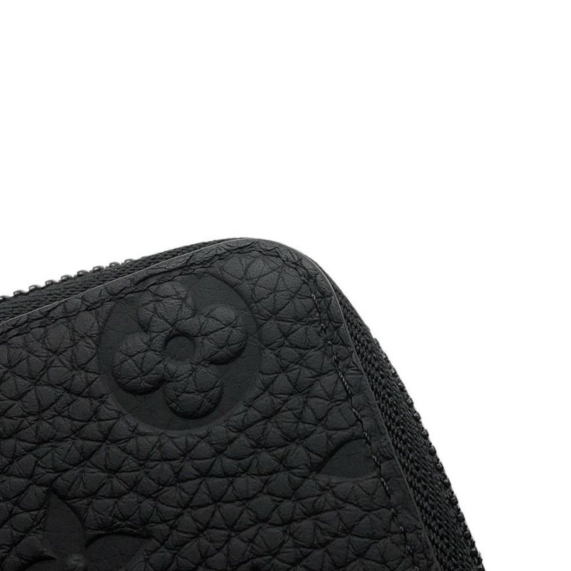 ルイヴィトン 長財布 モノグラム トリヨンレザー ジッピーウォレット・ヴェルティカル M69047 ヴィトン 財布 メンズ 黒