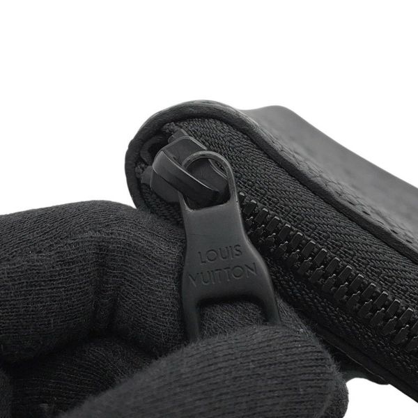 ルイヴィトン 長財布 モノグラム トリヨンレザー ジッピーウォレット・ヴェルティカル M69047 ヴィトン 財布 メンズ 黒