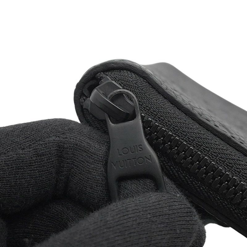 ルイヴィトン 長財布 モノグラム トリヨンレザー ジッピーウォレット・ヴェルティカル M69047 ヴィトン 財布 メンズ 黒