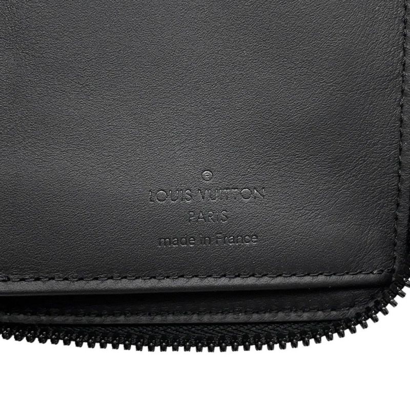 ルイヴィトン 長財布 モノグラム トリヨンレザー ジッピーウォレット・ヴェルティカル M69047 ヴィトン 財布 メンズ 黒