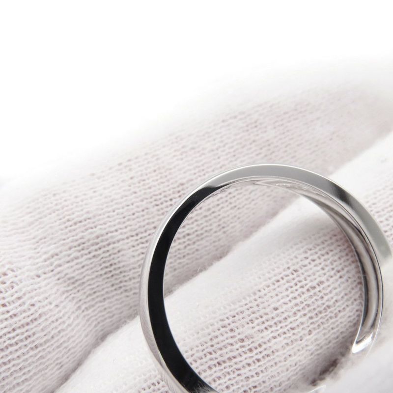 ヴァンクリーフ&アーペル リング ヴィンテージ アルハンブラ リング ギヨシェ K18WGホワイトゴールド サイズ54 VCARP9XI00 指輪