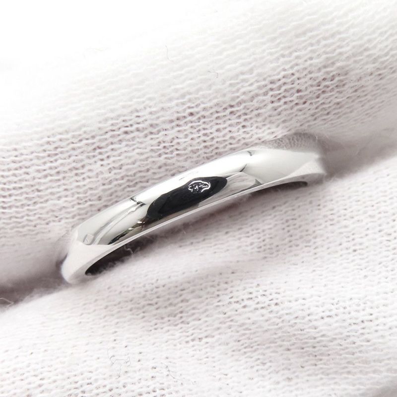 ヴァンクリーフ&アーペル リング ヴィンテージ アルハンブラ リング ギヨシェ K18WGホワイトゴールド サイズ54 VCARP9XI00 指輪