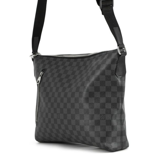 ルイヴィトン ショルダーバッグ ダミエ・グラフィット ミックGM N41105 LOUIS VUITTON ヴィトン バッグ メンズ 黒 ブラック