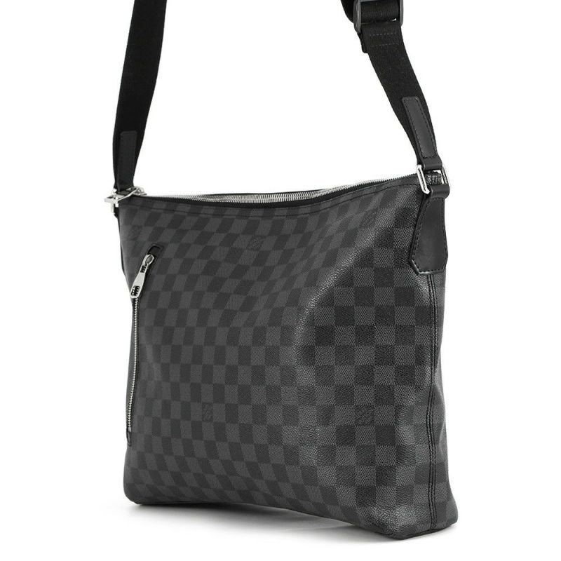 ルイヴィトン ショルダーバッグ ダミエ・グラフィット ミックGM N41105 LOUIS VUITTON ヴィトン バッグ メンズ 黒 ブラック