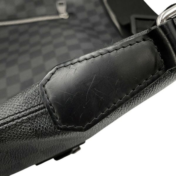 ルイヴィトン ショルダーバッグ ダミエ・グラフィット ミックGM N41105 LOUIS VUITTON ヴィトン バッグ メンズ 黒 ブラック