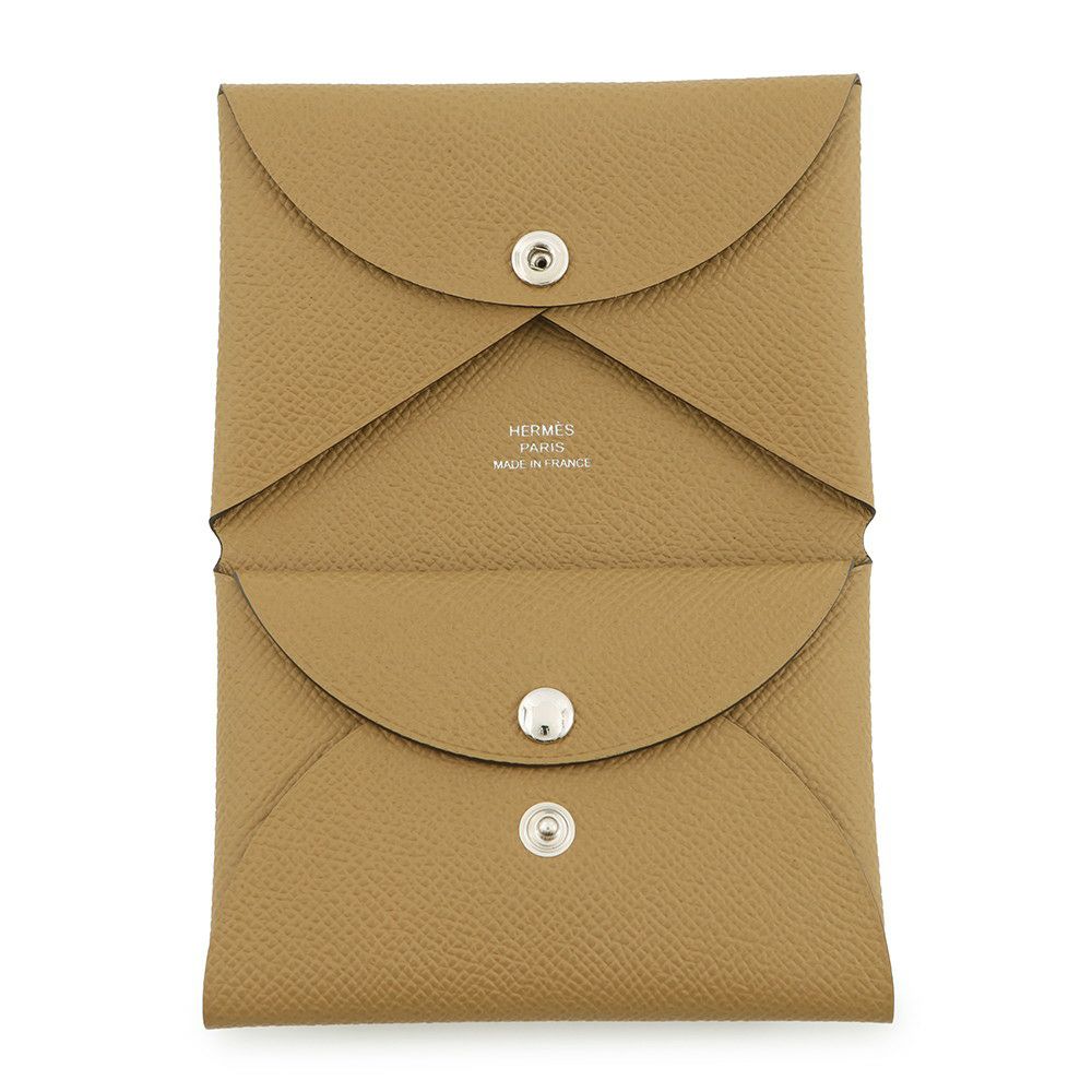 エルメス コインケース カルヴィ デュオ セサミ/シルバー金具 エプソン K刻印