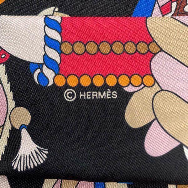 エルメス スカーフ ツイリー ラ パティスリー フランセーズ チャーム HERMES 2023秋冬 シルク