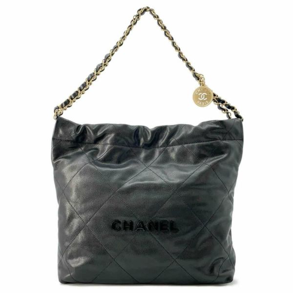 シャネル チェーンショルダーバッグ CHANEL22 スモール ソフトキャビアスキン AS3260 CHANEL ポーチ付き 黒 |  中古・新品ブランド販売ギャラリーレア公式通販