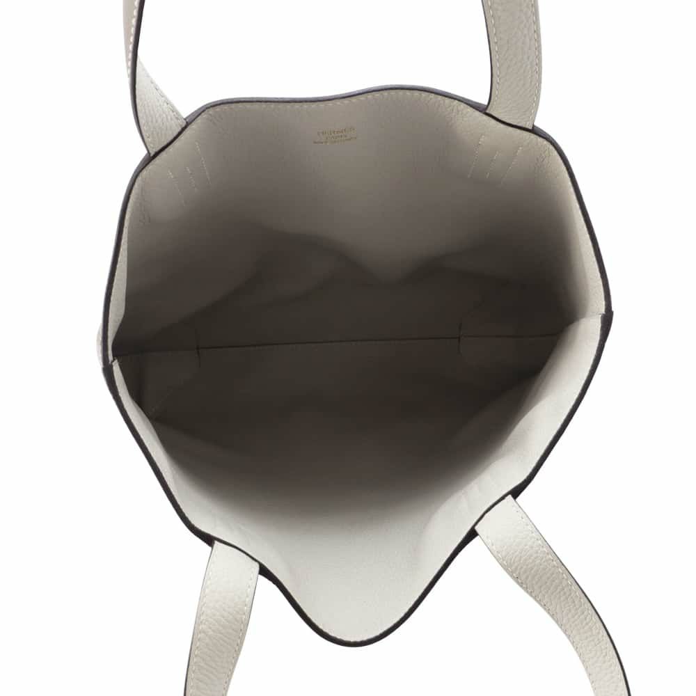 エルメス トートバッグ ドゥブルセンス36 エタン/パールグレー トリヨンクレマンス D刻印