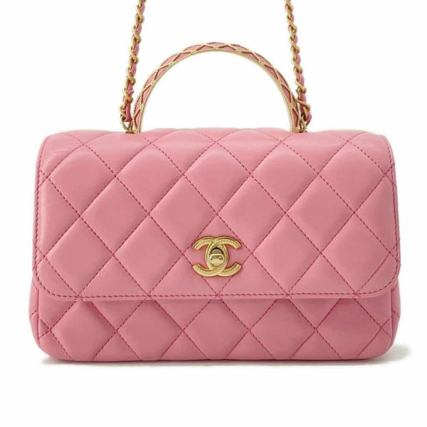 シャネル ハンドバッグ マトラッセ ココマーク ラムスキン AS4233 CHANEL チェーンショルダーバッグ