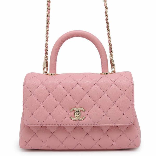 シャネル ハンドバッグ マトラッセ ココマーク ココハンドル キャビアスキン A92990 CHANEL 2wayショルダーバッグ