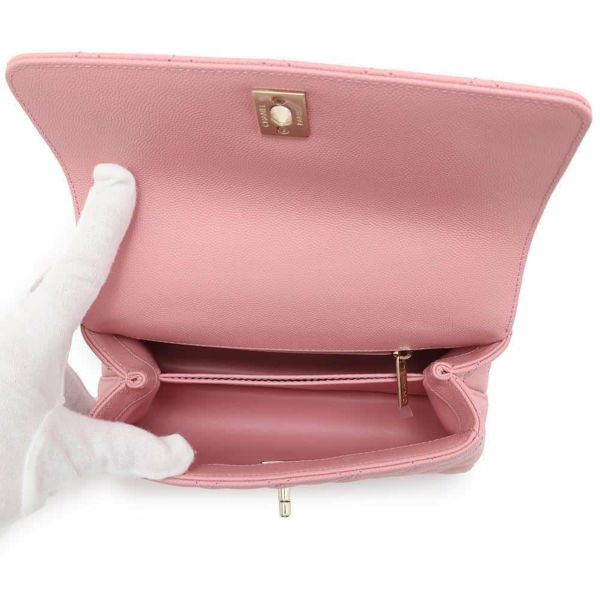 シャネル ハンドバッグ マトラッセ ココマーク ココハンドル キャビアスキン A92990 CHANEL 2wayショルダーバッグ