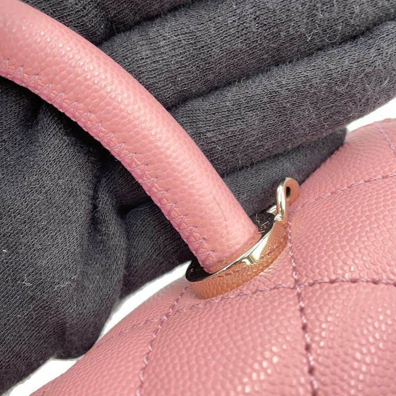 シャネル ハンドバッグ マトラッセ ココマーク ココハンドル キャビアスキン A92990 CHANEL 2wayショルダーバッグ