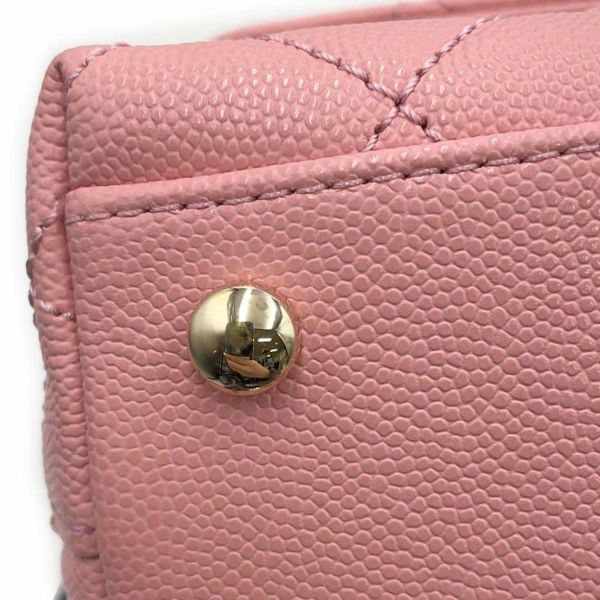 シャネル ハンドバッグ マトラッセ ココマーク ココハンドル キャビアスキン A92990 CHANEL 2wayショルダーバッグ