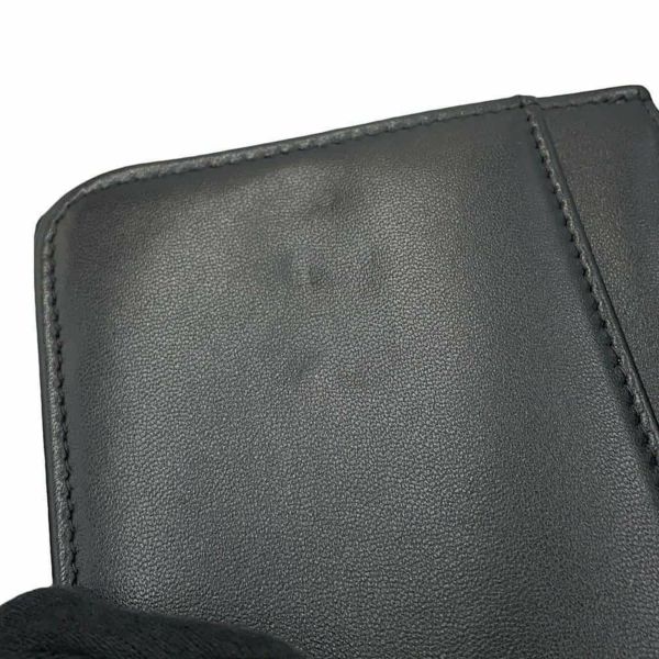 シャネル チェーンウォレット ココマーク フェイクパール カーフレザー CHANEL 黒 財布