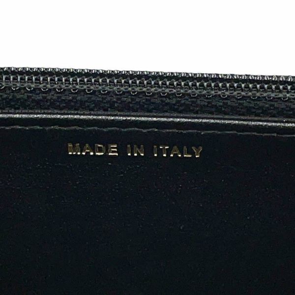 シャネル チェーンウォレット ココマーク フェイクパール カーフレザー CHANEL 黒 財布