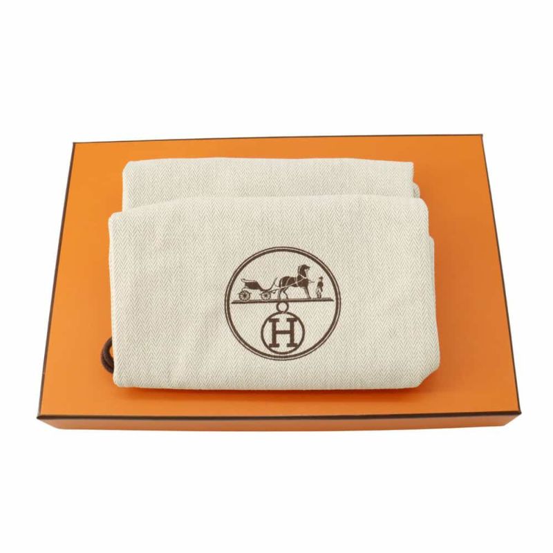 エルメス モカシン ロワイヤル フリンジ レディースサイズ37 1/2 HERMES 靴 ローファー 白