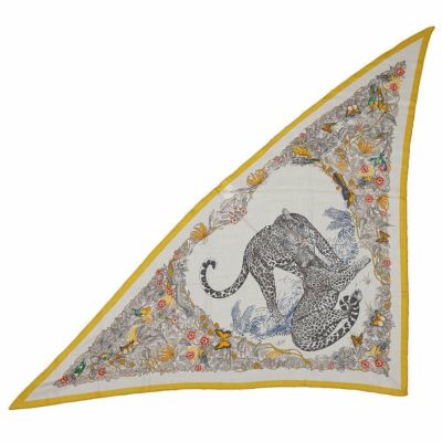 エルメス スカーフ ツイリー チーター・バンダナ Guepards Bandana HERMES シルク 2024秋冬 |  中古・新品ブランド販売ギャラリーレア公式通販