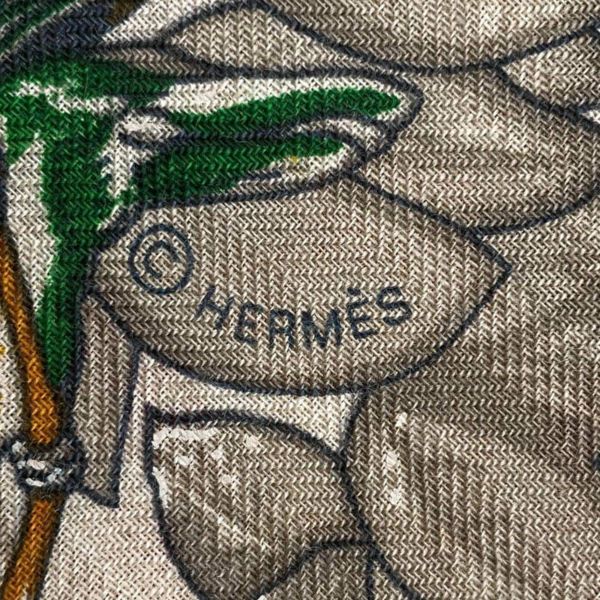 エルメス ストール トライアングル ジェアン ジャングル・ラブ HERMES カシミヤ シルク 2024春夏