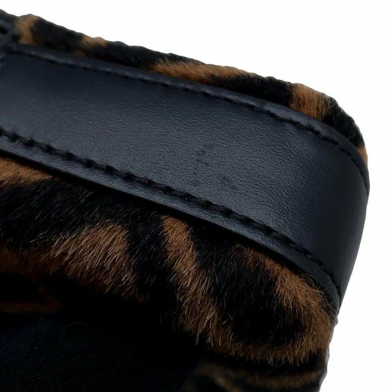 フェンディ バッグチャーム ナノ バゲット ファー 7AR844 FENDI 2wayチェーンショルダーバッグ 黒