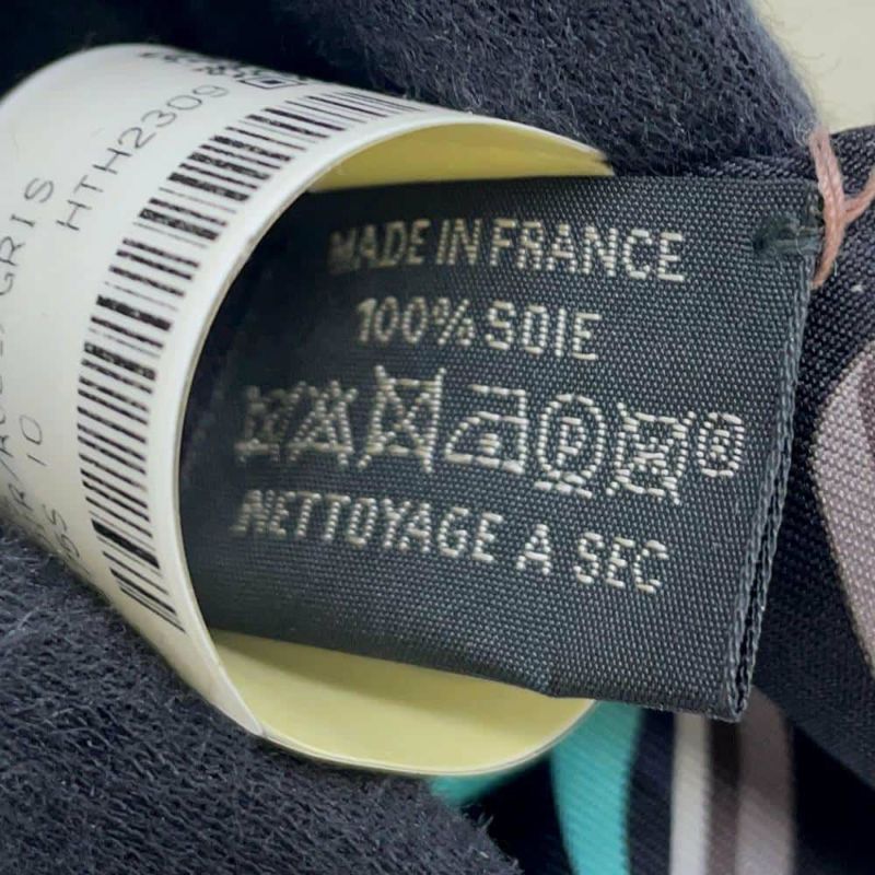 エルメス スカーフ ツイリー エルメス ストーリー HERMES STORY HERMES シルクツイル 2023秋冬 黒