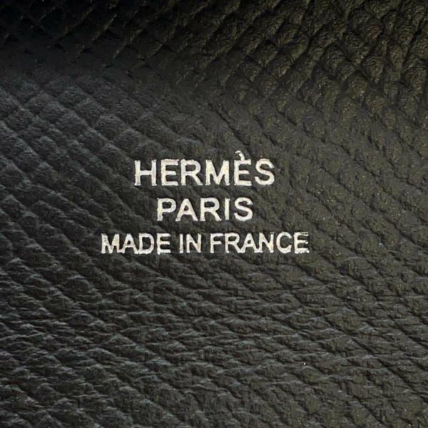 エルメス コインケース バスティア ブラック エプソン W刻印 HERMES 財布 黒