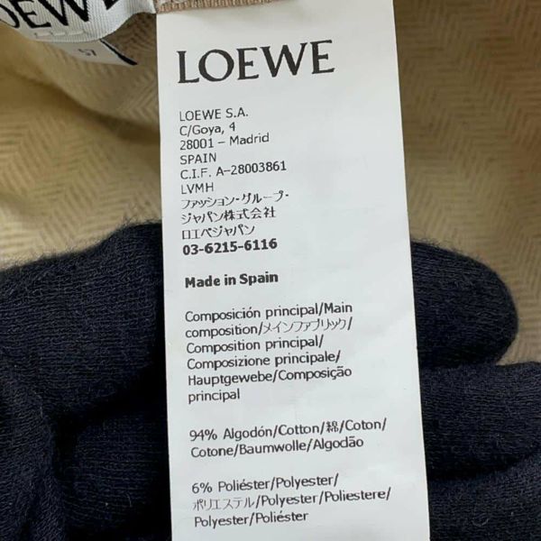 ロエベ バケットハット アナグラム ジャカード カーフ サイズ59 LOEWE 帽子