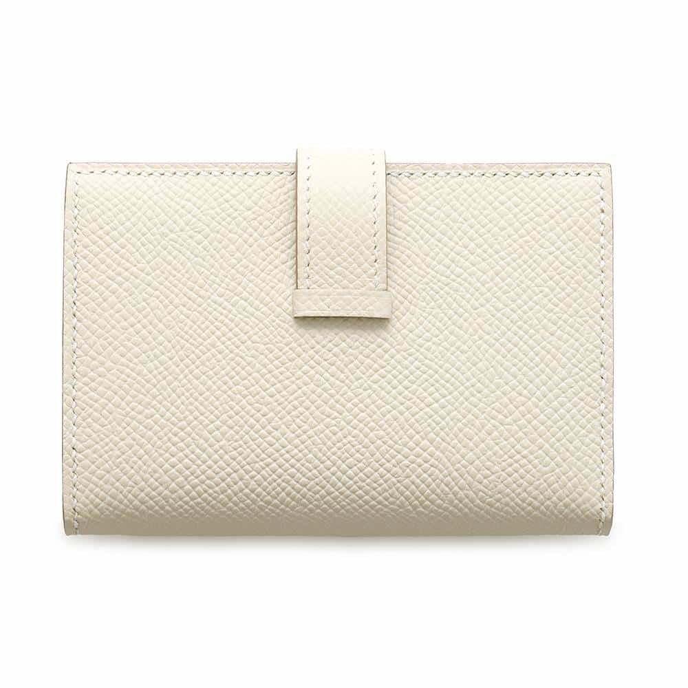 エルメス カードケース ベアン ミニ クレ/ゴールド金具 エプソン W刻印 HERMES 名刺入れ