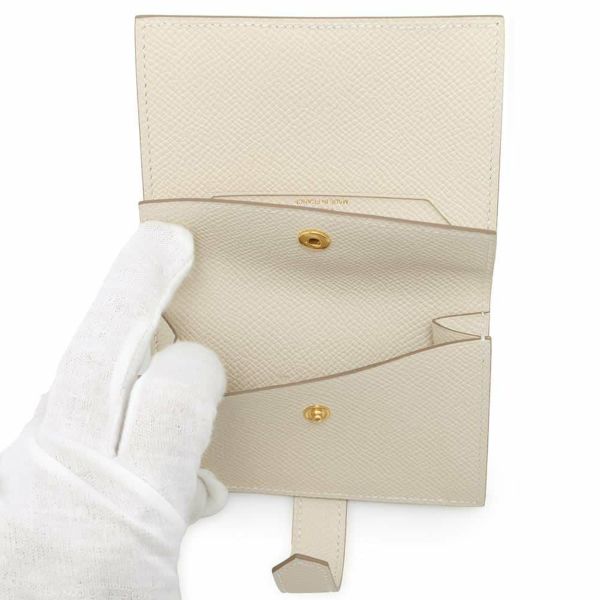 エルメス カードケース ベアン ミニ クレ/ゴールド金具 エプソン W刻印 HERMES 名刺入れ