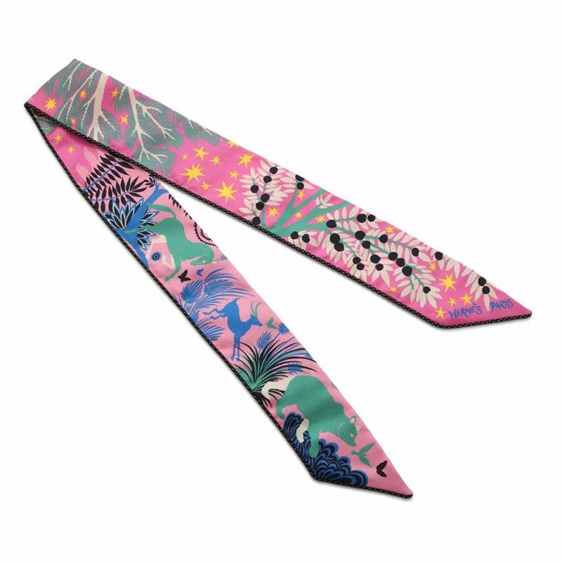 エルメス スカーフ ツイリー バゲット オルフェウスの魅力に誘われて Sous le Charme d Orphee HERMES 2022年秋冬