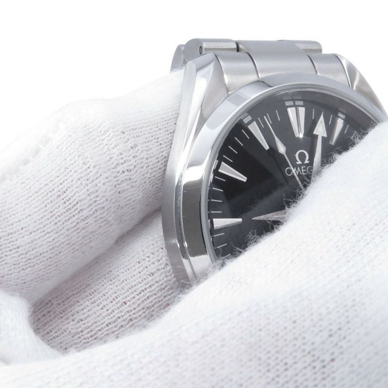 オメガ シーマスター アクアテラ 2517.50 OMEGA 腕時計 ウォッチ クォーツ 黒文字盤
