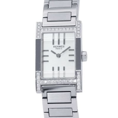 HERMESエルメス タンデム ダイヤモンド TA1230 腕時計 エルメス タンデム TA1.230 タンデム ダイヤベゼル HERMES 腕時計