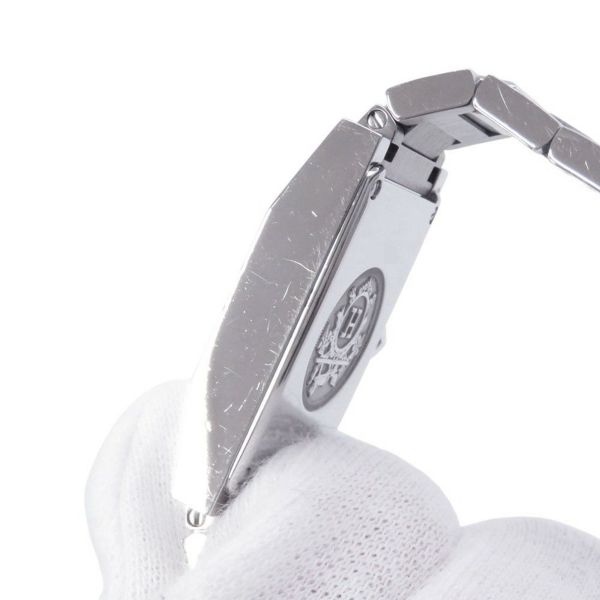 エルメス タンデム TA1.230 タンデム ダイヤベゼル HERMES 腕時計 シルバー文字盤 クォーツ