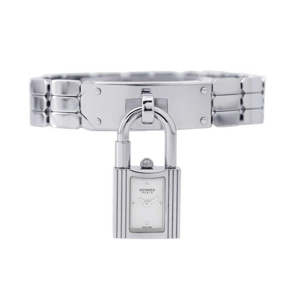 エルメス ケリーウォッチ KE4.110 HERMES 腕時計 スパークリングホワイトラッカー文字盤