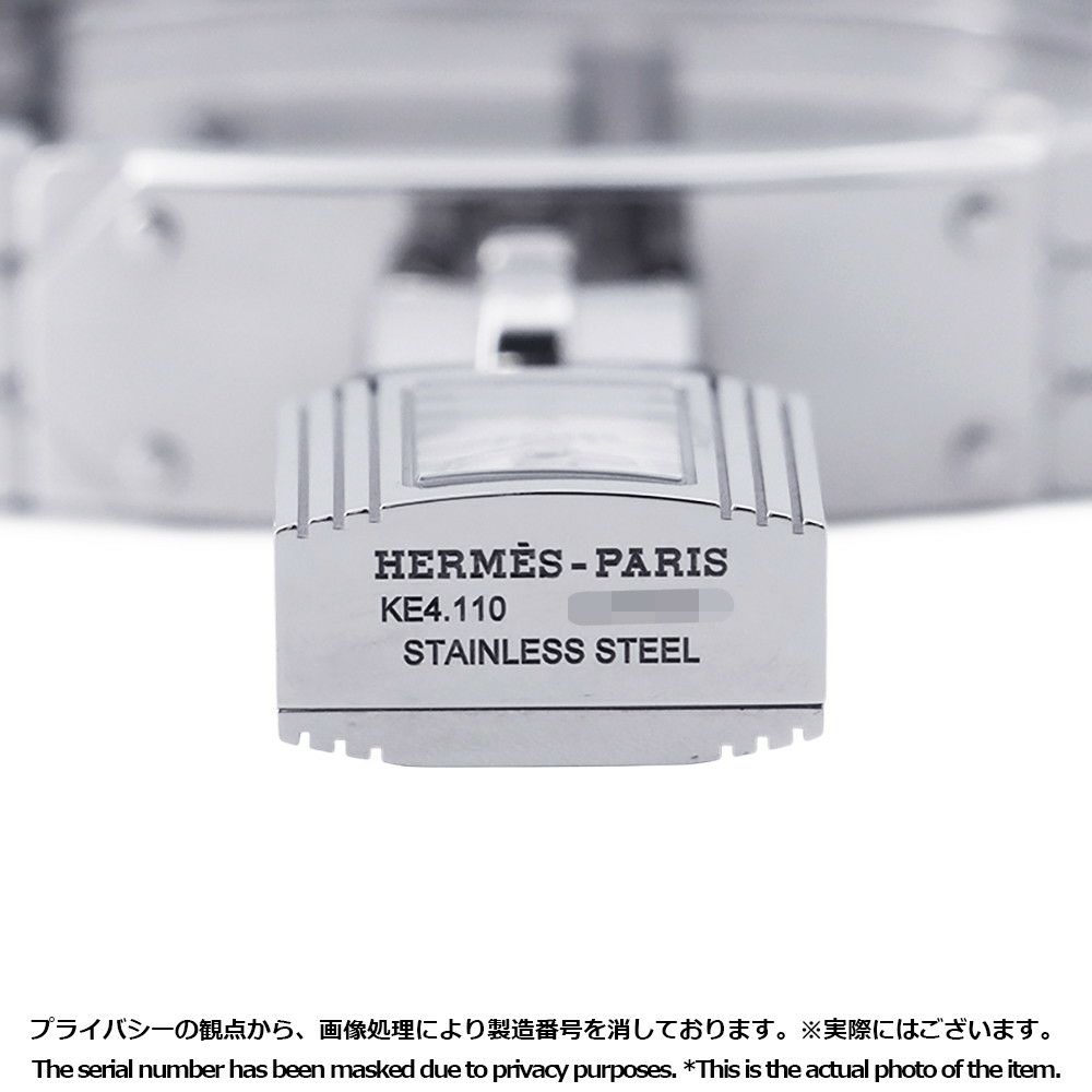 エルメス ケリーウォッチ KE4.110 HERMES 腕時計 スパークリングホワイトラッカー文字盤