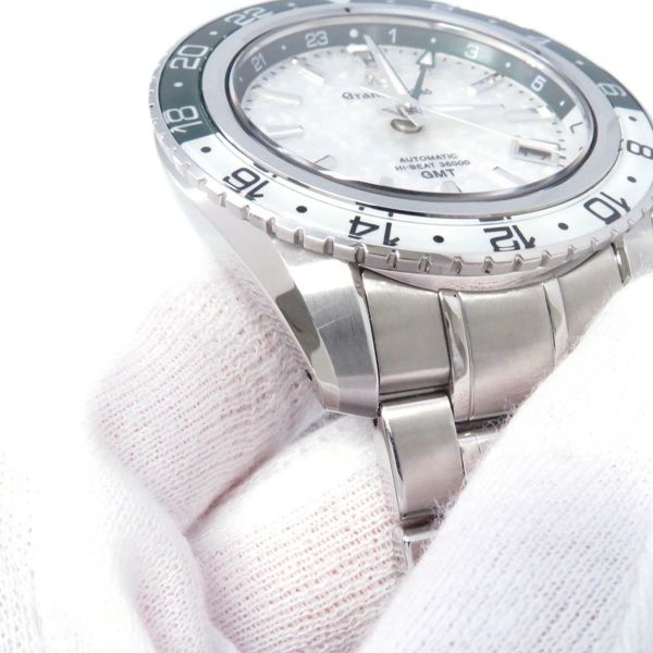 セイコー グランドセイコー スポーツコレクション メカニカルハイビート 36000 GMT 雪渓 シルバー文字盤