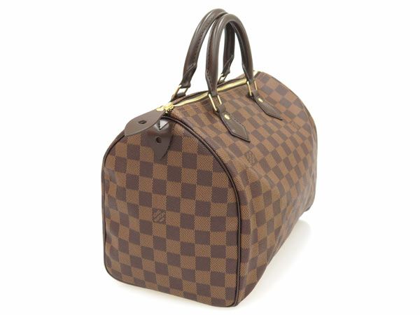 ルイヴィトン ハンドバッグ ダミエ・エベヌ スピーディ 30 N41364 LOUIS VUITTON 赤