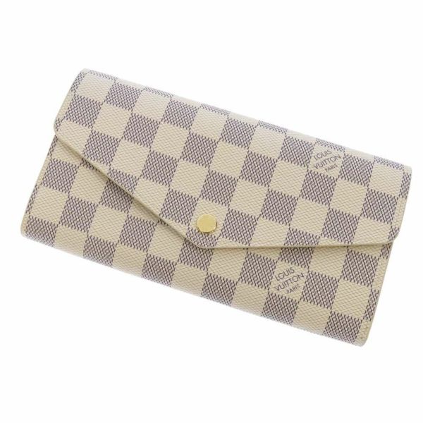 ルイヴィトン 長財布 ダミエ・アズール ポルトフォイユ・サラ N63208 LOUIS VUITTON ヴィトン 財布